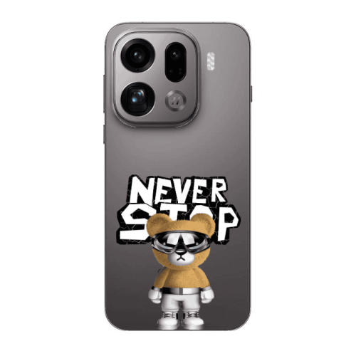 Oppo Find X9 Pro Never stop Transparent Silicone TPU Θήκη